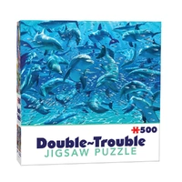 Puzzle - Cheatwell - Double-Trouble 500Pc Dolphins