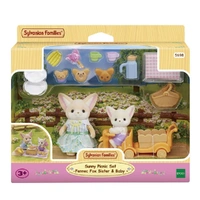 Sylvanian Families - Sunny Picnic Set Fennex Fox Sister & Baby