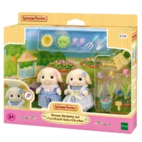 Sylvanian Families - Blossom Gardening Set Flora Rabbit Sister & Brother