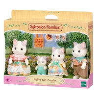 Sylvanian Families - Latte Cat Family