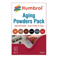 Humbrol - Aging Powders Pack 6 x 9ml