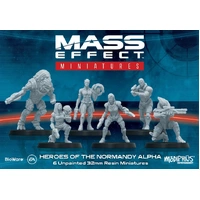 Mass Effect - Heroes of the Normandy Alpha - Resin Collectors Miniatures Set
