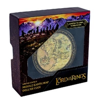 Lord of the Rings: Middle Earth Map Deluxe Coin