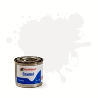 Humbrol - 14ml Enamel Tinlet White Matt