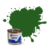 Humbrol - 14ml Enamel Tinlet Mid Green Matt