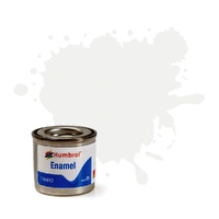 Humbrol - 14ml Enamel Tinlet White Satin