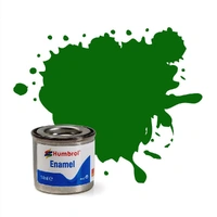Humbrol - 14ml Enamel Tinlet Mid Green Satin