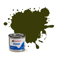 Humbrol - 14ml Enamel Tinlet Olive Drab Matt