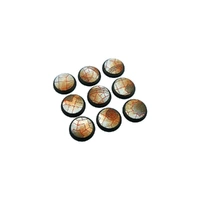 Micro Art Studio - Resin Wide Lip Round Bases - Mosaic Bases - WRound 30mm (5)