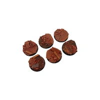 Micro Art Studio - Resin Wide Lip Round Bases - Old Factory Bases - WRound 40mm (2)