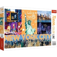 Puzzle - Trefl Park - Neon Colour Line Ny City 1000P