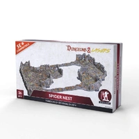 Dungeons & Lasers: Half-Height Walls - Spider Nest: Unpainted
