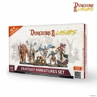 Dungeons & Lasers: Miniatures - Fantasy Miniatures Set