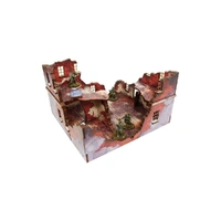 Micro Art Studio - WW2 Normandy Ruined Large House Ã¢â‚¬â€œ 1 PREPAINTED [28mm/1:56]