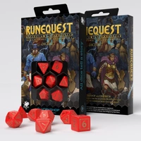 Q Workshop - Runequest Red & Gold Dice Set 7