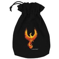Anne Stokes Dice Pouch Phoenix