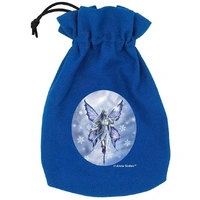Anne Stokes Dice Pouch Snow Fairy