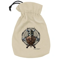 Anne Stokes Dice Pouch Viking Skull