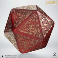Q Workshop - The Hobbit Spindown D20 - Ember TCG Jumbo Die