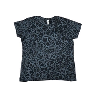 CHX 86036 Ladies Fit Chessex T-Shirt - Black - 2XL