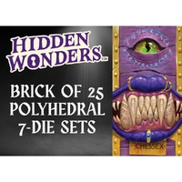 CHX 38000B Hidden Wonders Brick of 25 Assorted 7-Die Polyhedral Sets