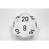 CHX XQ2001 Opaque White/black 34mm d20 Dice