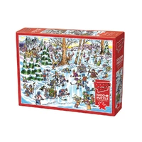 Puzzle - Cobble Hill - Doodletown Hockey Town 1000Pc