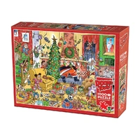 Puzzle - Cobble Hill - Doodletown Catching Santa 1000
