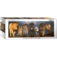 Puzzle - Eurographics - Big Cats Panoramic 1000pc