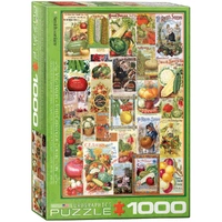 Puzzle - Eurographics - Vegetables Seed Catalogue 1000