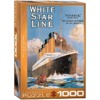 Puzzle - Eurographics - Titanic White Star Line 1000pc