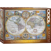 Puzzle - Eurographics - Antique World Map # 2 1000pc