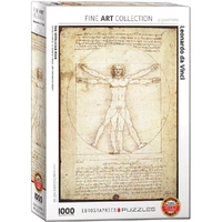 Puzzle - Eurographics - Da Vinci; Vitruvian Man 1000pc