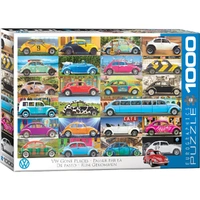 Puzzle - Eurographics - Vw Beetle Gone Places 1000pc