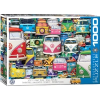 Puzzle - Eurographics - Vw Bus Funky Jam 1000pc