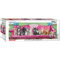 Puzzle - Eurographics - Kitty Cat Couch Panoramic 1000