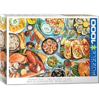 Puzzle - Eurographics - Seafood Table 1000pc