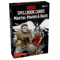 D&D Dungeons & Dragons Spellbook Cards Martial Powers & Races