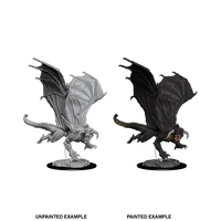D&D Nolzurs Marvelous Unpainted Miniatures Young Black Dragon