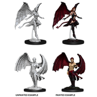 D&D Nolzurs Marvelous Unpainted Miniatures Succubus & Incubus