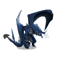 D&D Icons of the Realms: Anthradusk, Ancient Blue Dragon
