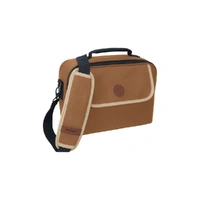 ENHANCE Designer Edition Compact Small Trading Card Bag w/ Customizable Interior & Strap - Tan
