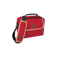 ENHANCE Designer Edition Compact Small Trading Card Bag w/ Customizable Interior & Strap - Red