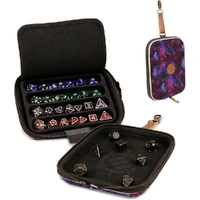 ENHANCE Designer Edition Dice Tray - Dice Case and Dice Holder (28+ Dice & EVA Shell) (Galaxy)