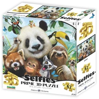 Prime3D Zoo Selfie - 63 Piece 3D Puzzle