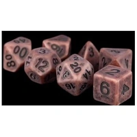 MDG Polyhedral Resin Dice Set - Ancient Copper