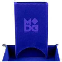 MDG - Fold Up Velvet Dice Tower (Blue)