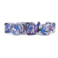 MDG Unicorn Resin Polyhedral Dice Set - Stellar Storm