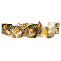 MDG Unicorn Resin Polyhedral Dice Set - Rogue Rage