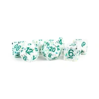 Fanroll: 16mm Resin Polyhedral Dice Set: Recycled Rainbow